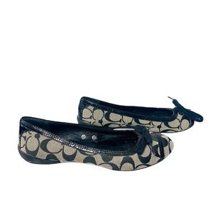 Coach Signature Cameo Flats